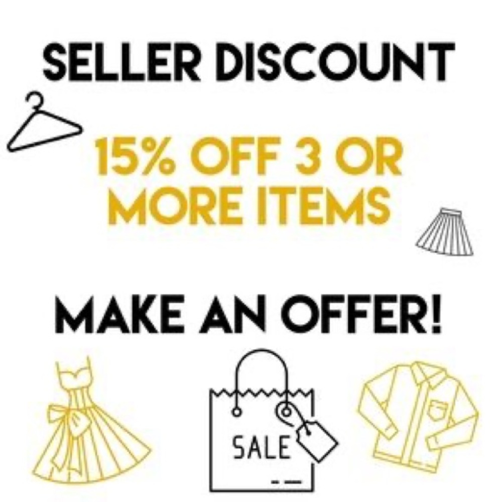 Buy 3 get 15% off!!!!